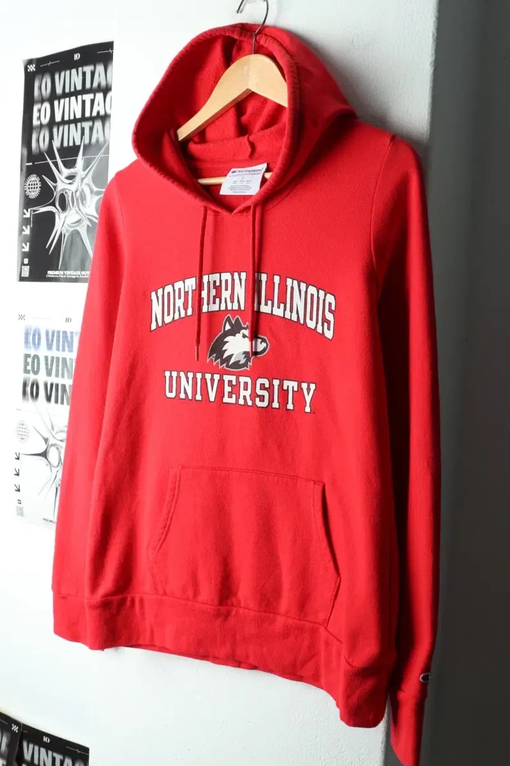 W(2XL) 챔피온 후드티셔츠 노던 일리노이 러셀 기모 USA-1659C 상품이미지1