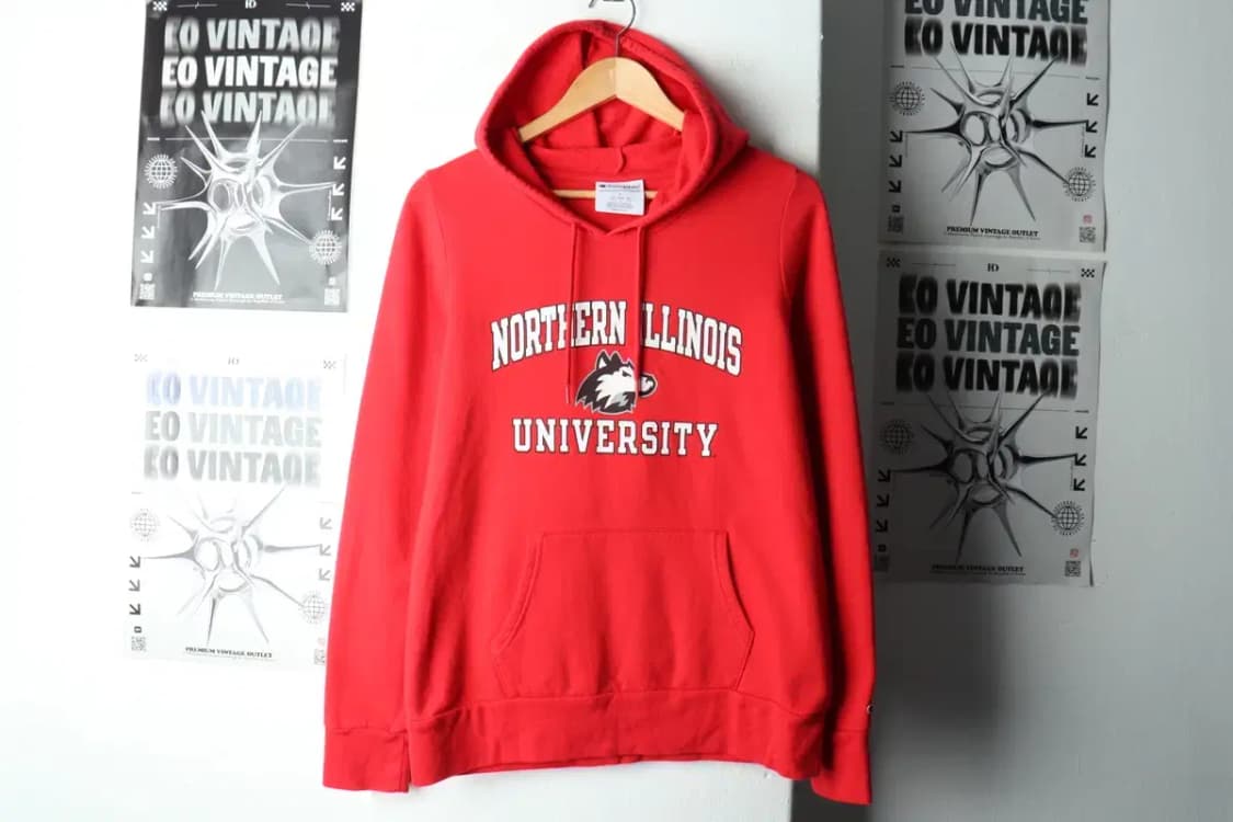 W(2XL) 챔피온 후드티셔츠 노던 일리노이 러셀 기모 USA-1659C 상품이미지2