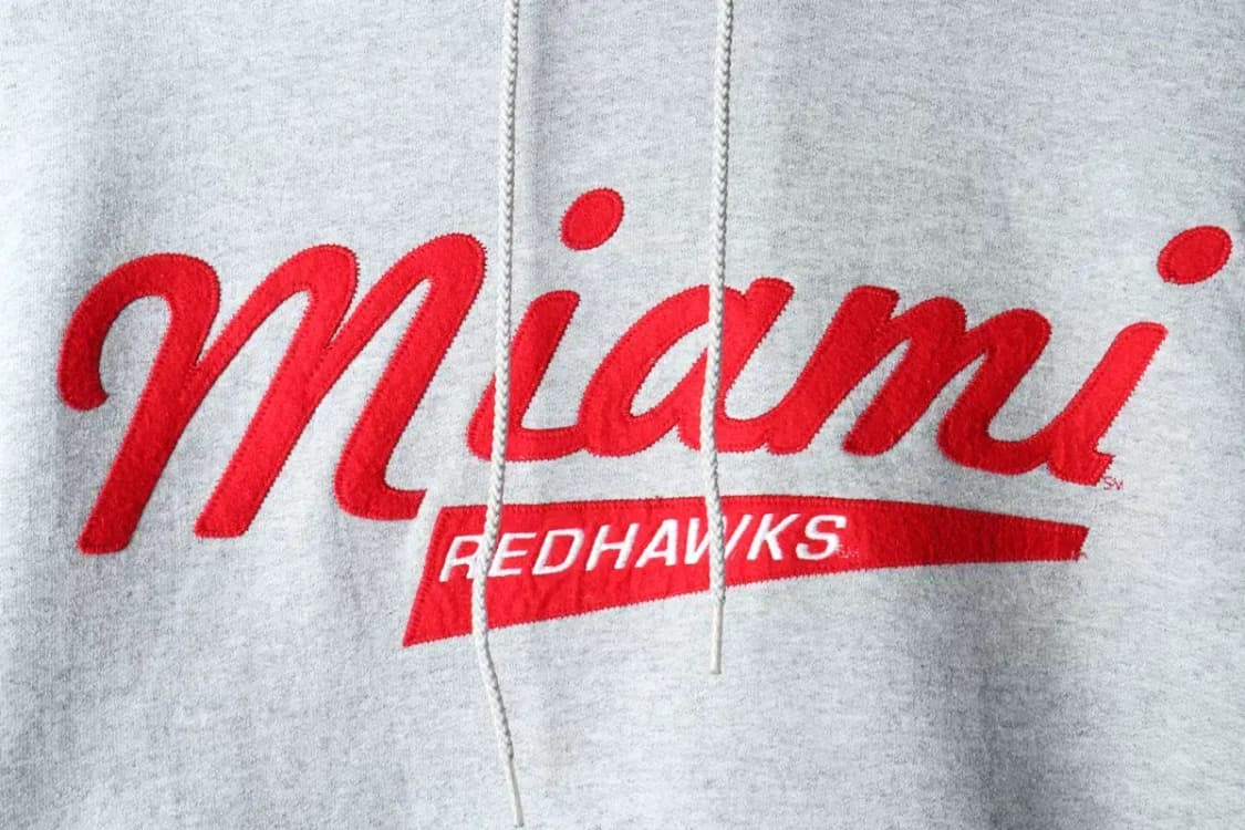 W(S-M) 챔피온 후드티셔츠 레드호크스 기모 그레이-1659D 상품이미지5