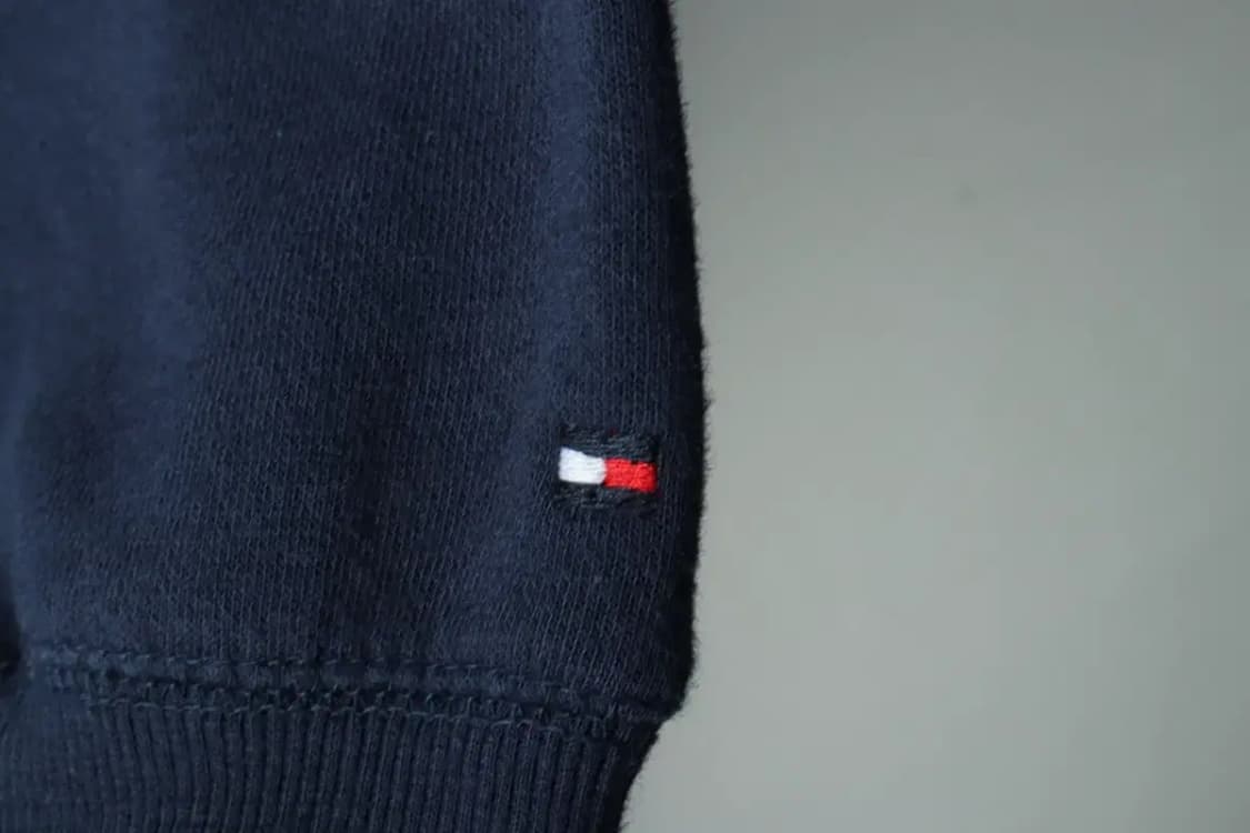 W(M) 타미힐피거 후드티셔츠 빅로고 네이비 기모 올드스쿨-1659E 상품이미지6