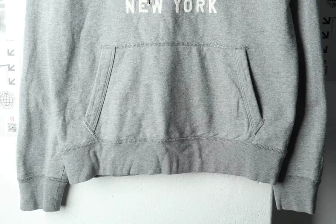 (M-XL) 갭 후드티셔츠 빅로고 그레이 Y2K 희귀 매물-165A0 상품이미지4