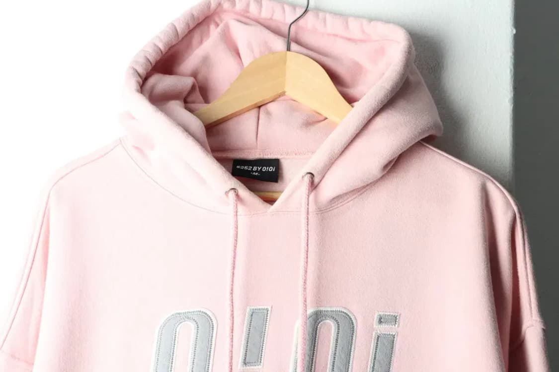 W(M) 오아이오아이 후드티셔츠 딸기우유 기모 키치 핑크-165A2 상품이미지3