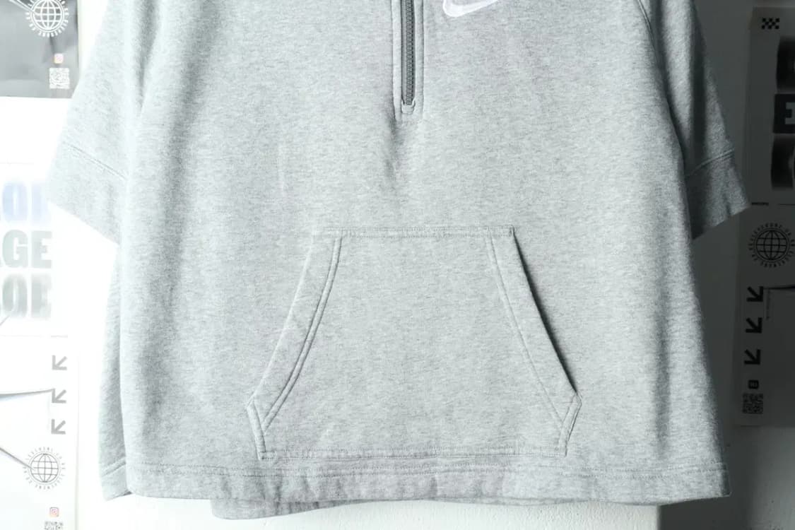 W(M) 나이키 후드티셔츠 반팔 반집업 기모 레이어드-165A3 상품이미지4