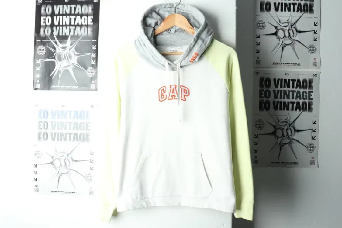 W(M) 갭 후드티셔츠 나그랑 컬러믹스 Y2K 라임 희귀-165A5 상품이미지2