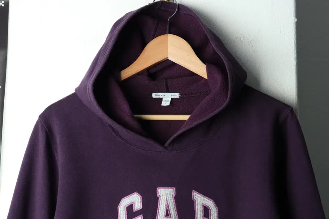 W(L) 갭 후드티셔츠 퍼플 기모 Y2K 희귀 매물-165A9 상품이미지3