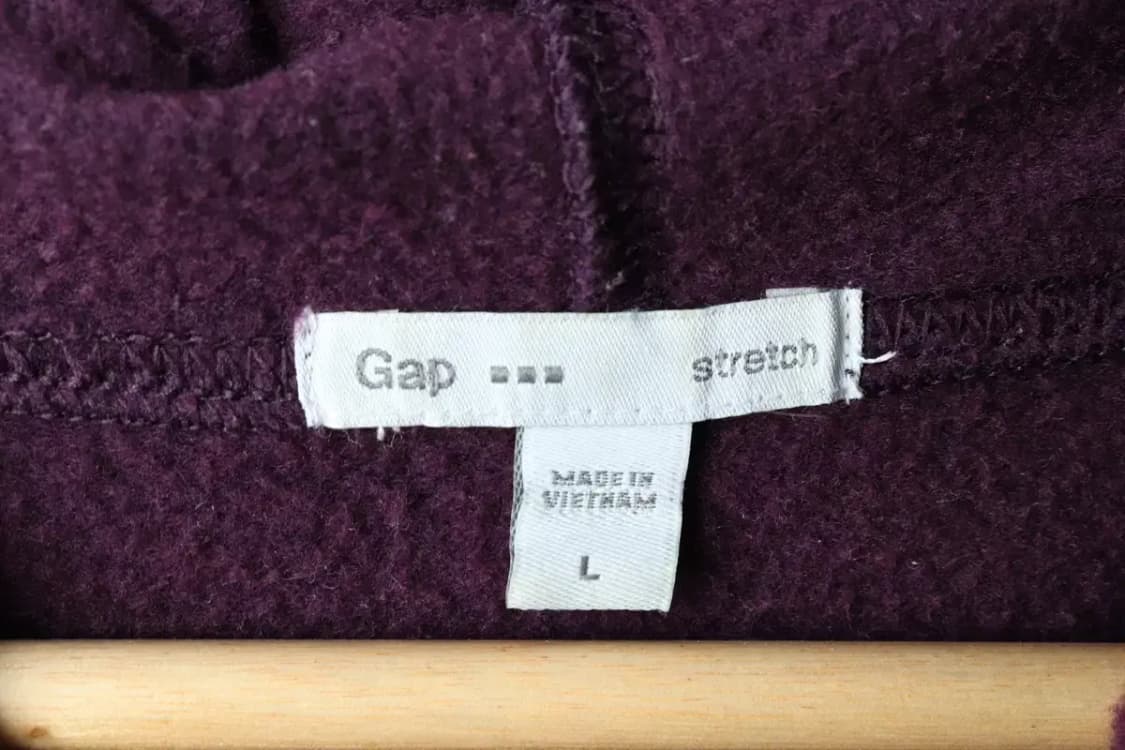 W(L) 갭 후드티셔츠 퍼플 기모 Y2K 희귀 매물-165A9 상품이미지6