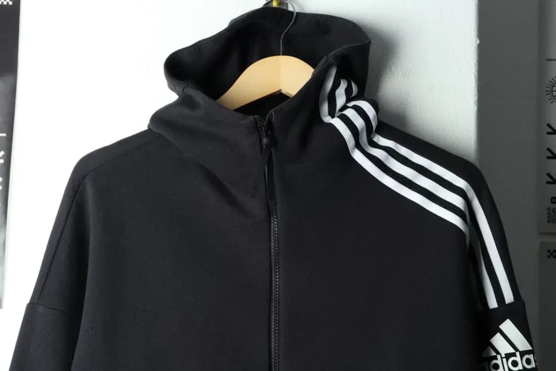 W(M) 아디다스 후드집업 넥워머 블랙 올드스쿨-165AE 상품이미지3
