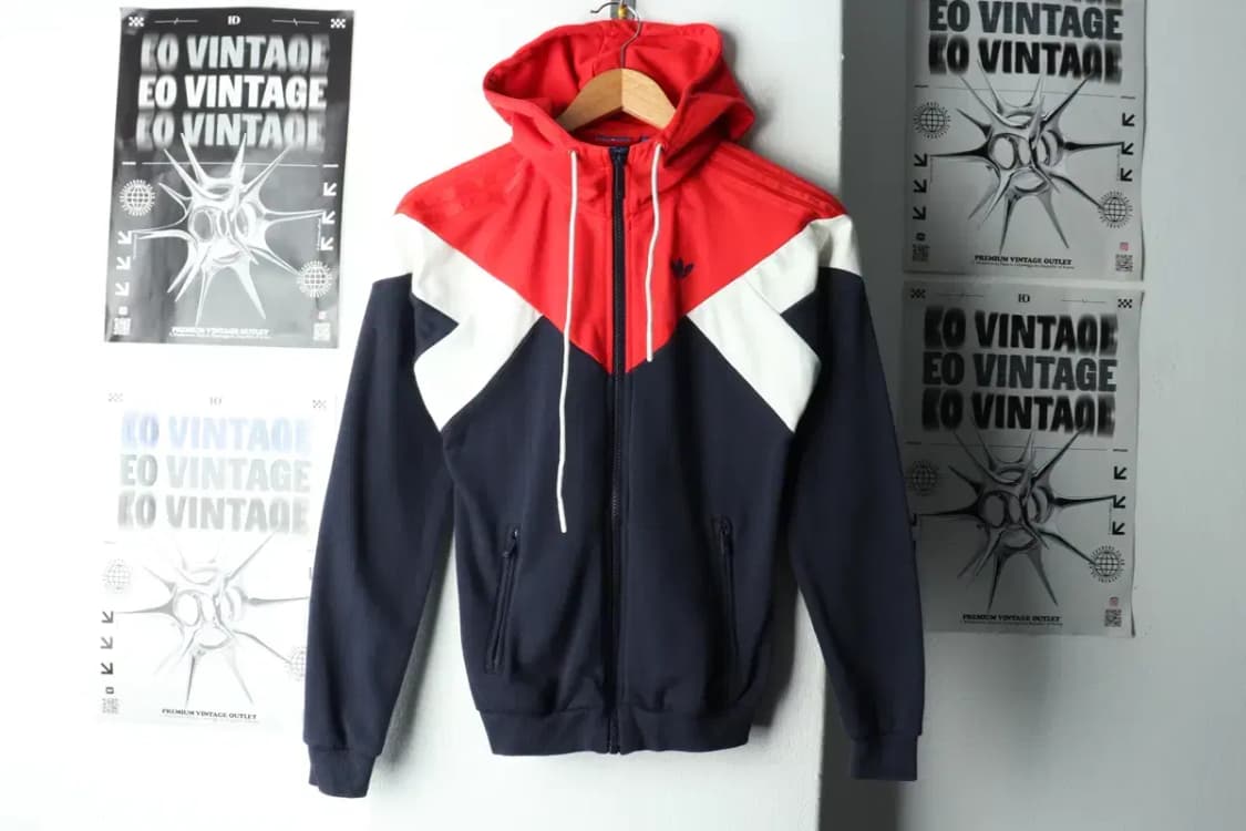 (XS) 아디다스 후드집업 오리지널 불꽃 올드스쿨-165B1 상품이미지2