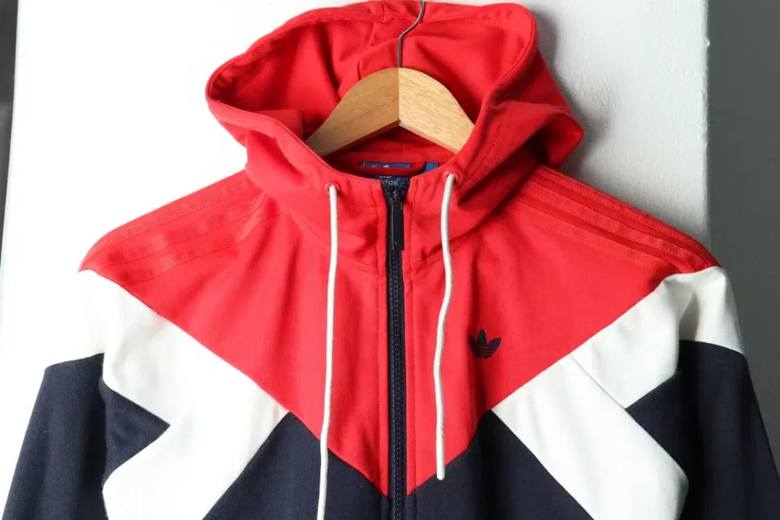 (XS) 아디다스 후드집업 오리지널 불꽃 올드스쿨-165B1 상품이미지3