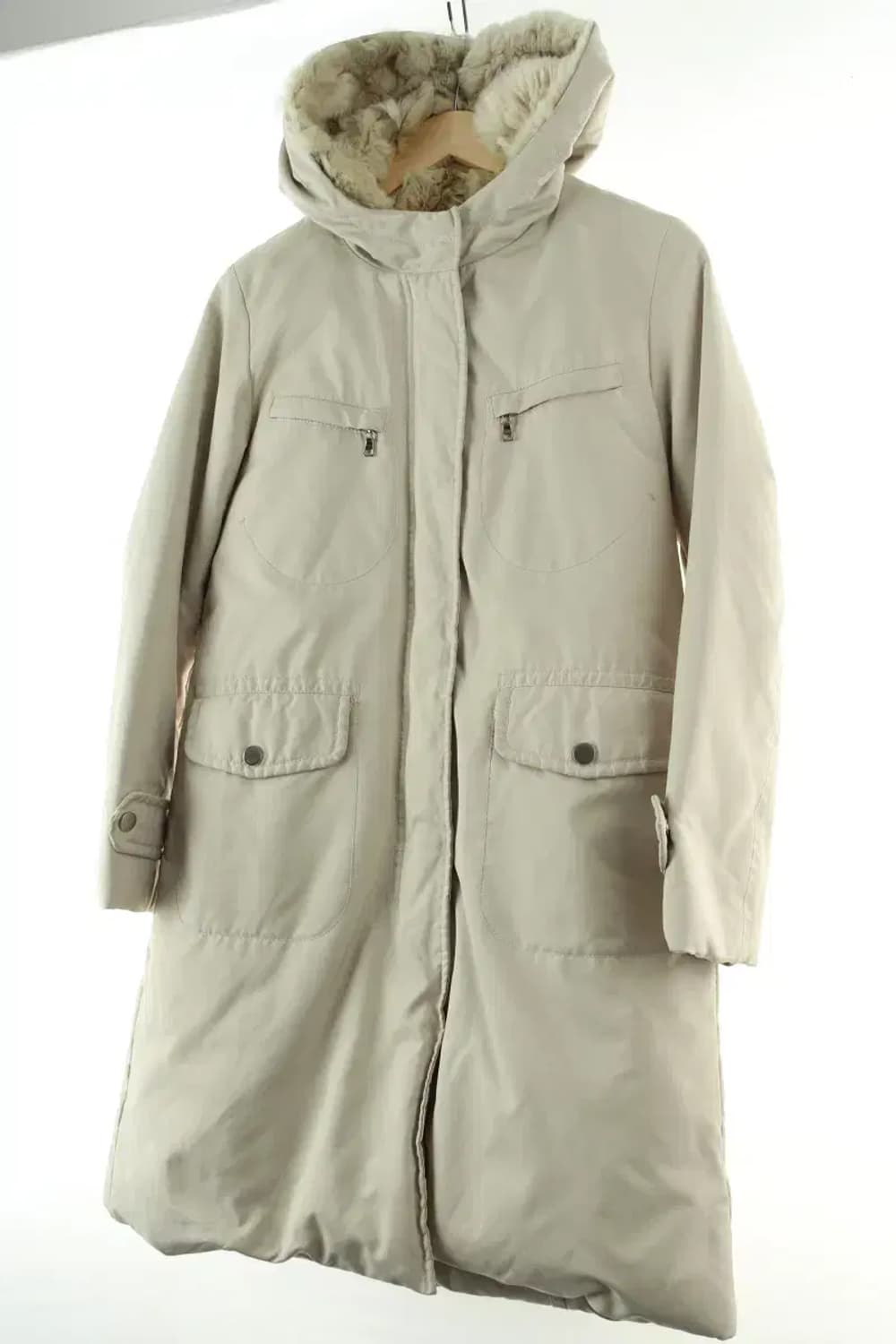 W(S) 발렌시아 패딩 점퍼자켓 안감 기모 베이지 희귀-16620 상품이미지1