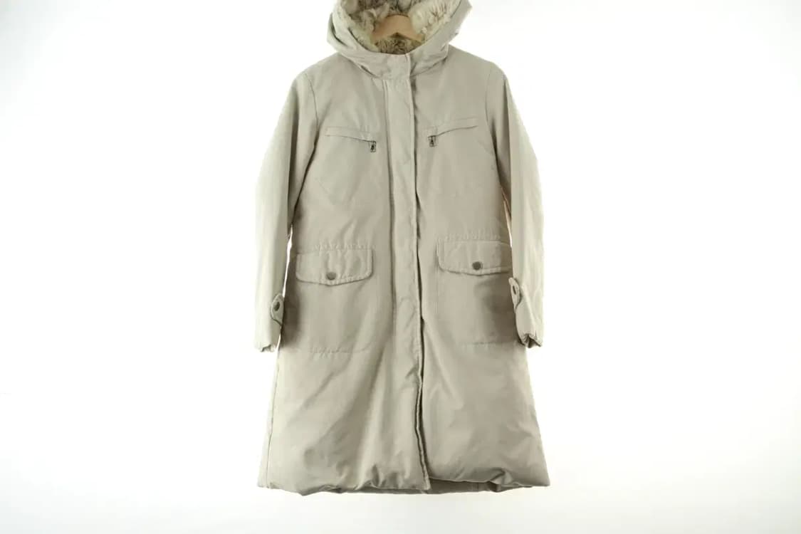 W(S) 발렌시아 패딩 점퍼자켓 안감 기모 베이지 희귀-16620 상품이미지3