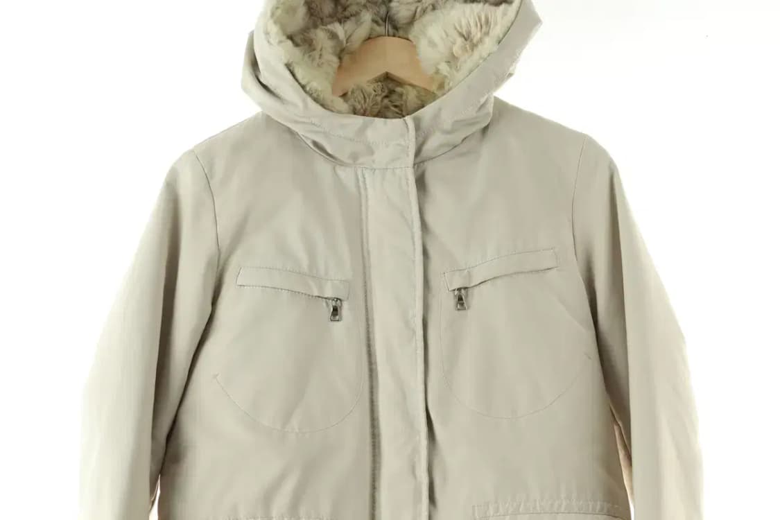 W(S) 발렌시아 패딩 점퍼자켓 안감 기모 베이지 희귀-16620 상품이미지4