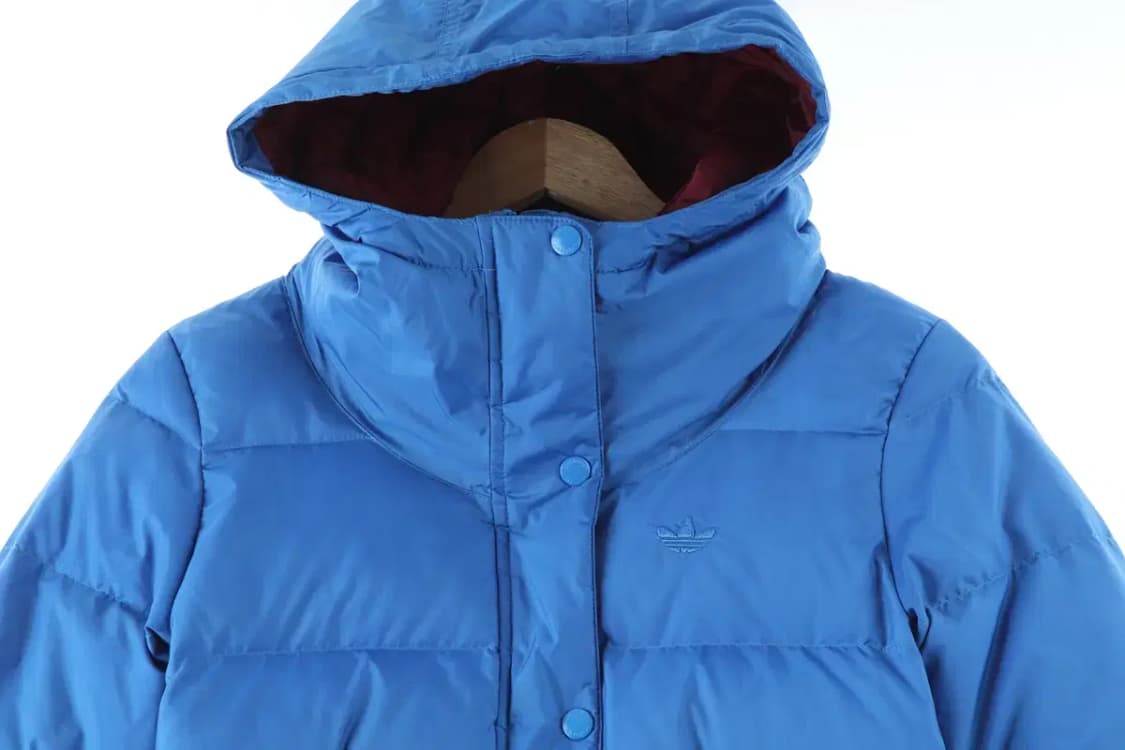 W(S) 아디다스 패딩 점퍼자켓 블루 푸퍼 덕다운 올드스쿨-16623 상품이미지3