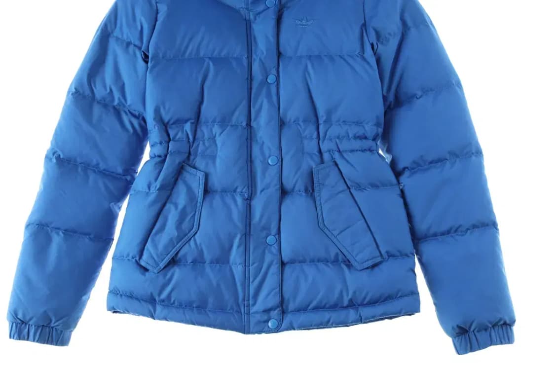 W(S) 아디다스 패딩 점퍼자켓 블루 푸퍼 덕다운 올드스쿨-16623 상품이미지4