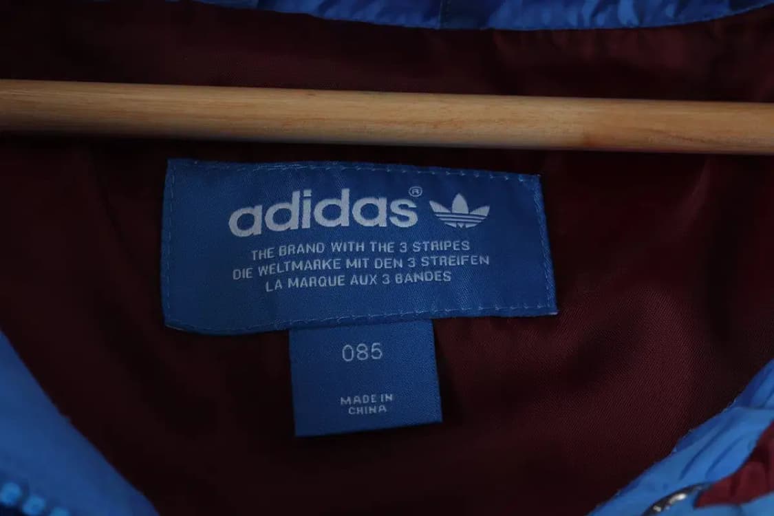 W(S) 아디다스 패딩 점퍼자켓 블루 푸퍼 덕다운 올드스쿨-16623 상품이미지6