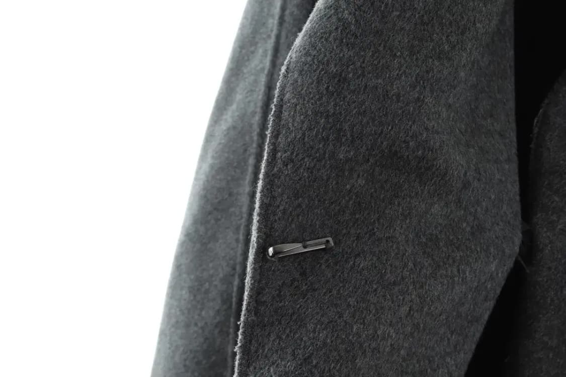 W(M-L) 쉬스미스 코트자켓 롱 차콜 울 노멀 트렌디-16625 상품이미지5