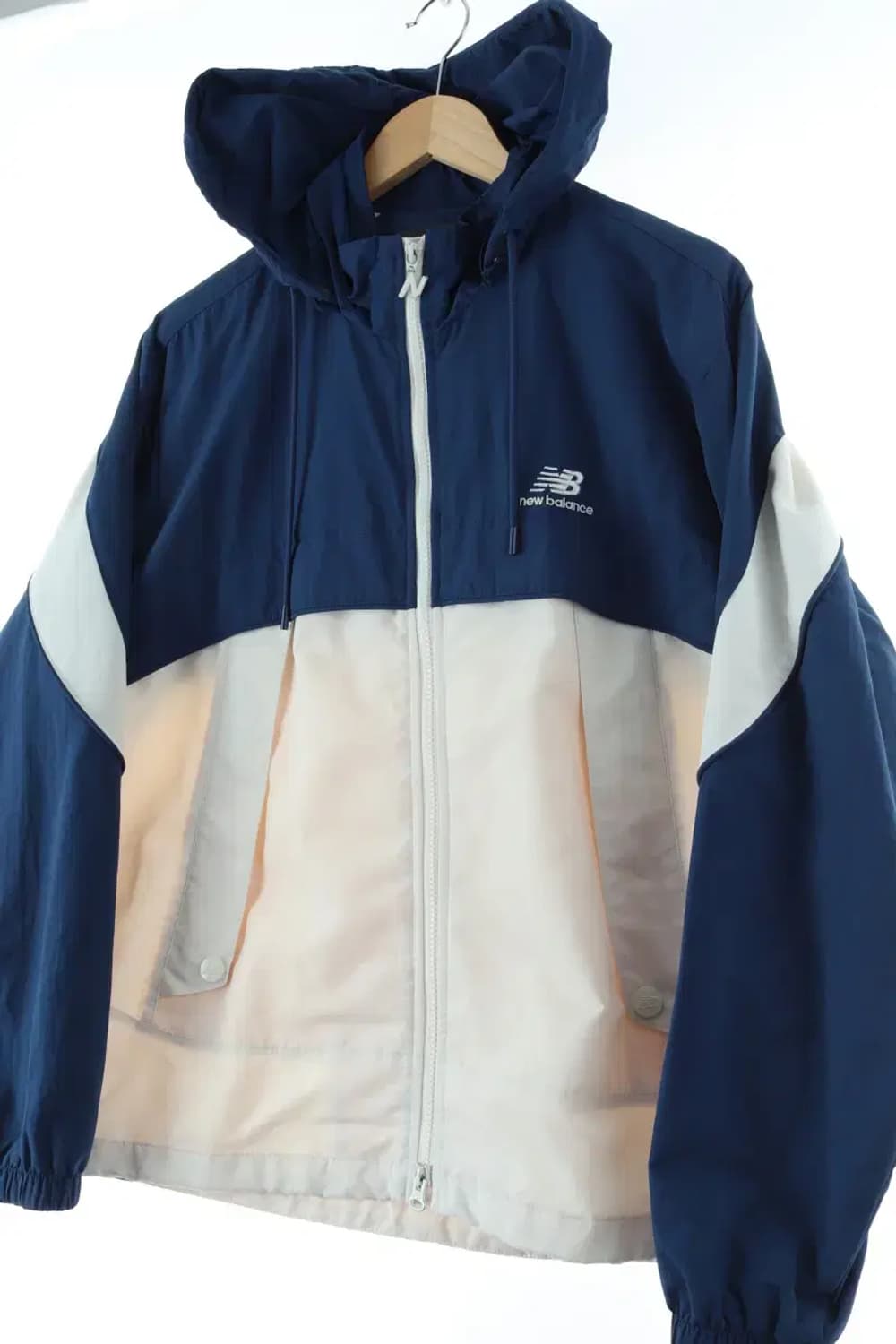 (S-M) 뉴발란스 집업 바람막이 점퍼자켓 UNI 컬러블록-1662A 상품이미지1