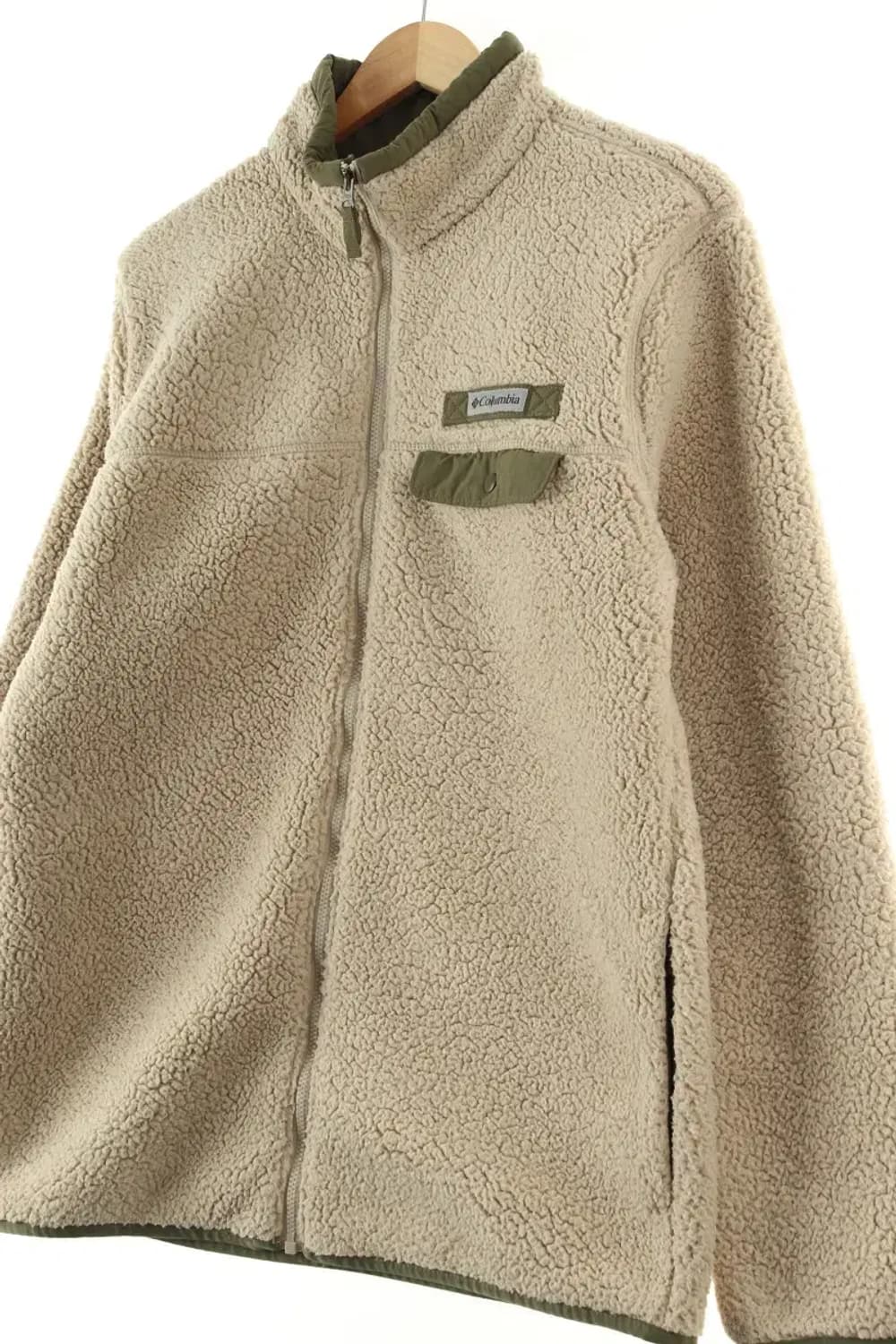 (L-XL) 컬럼비아 집업 바람막이 점퍼자켓 베이지 쑥 정석-1662E 상품이미지1