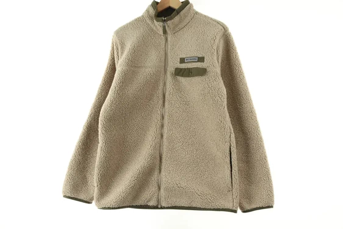 (L-XL) 컬럼비아 집업 바람막이 점퍼자켓 베이지 쑥 정석-1662E 상품이미지2