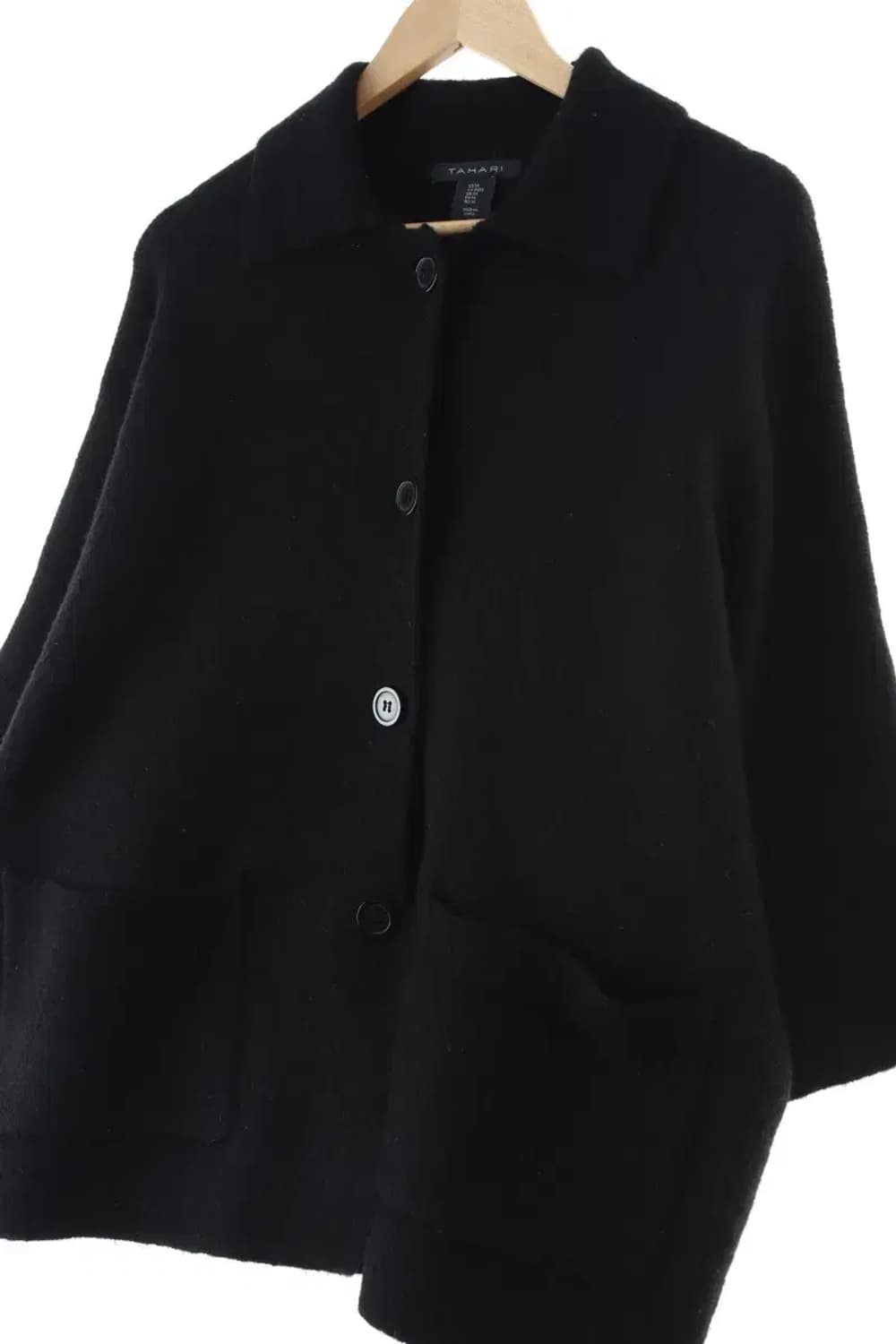 W(L-XL) 타하리 니트 앞포켓 블랙 따뜻 희귀-16632 상품이미지1