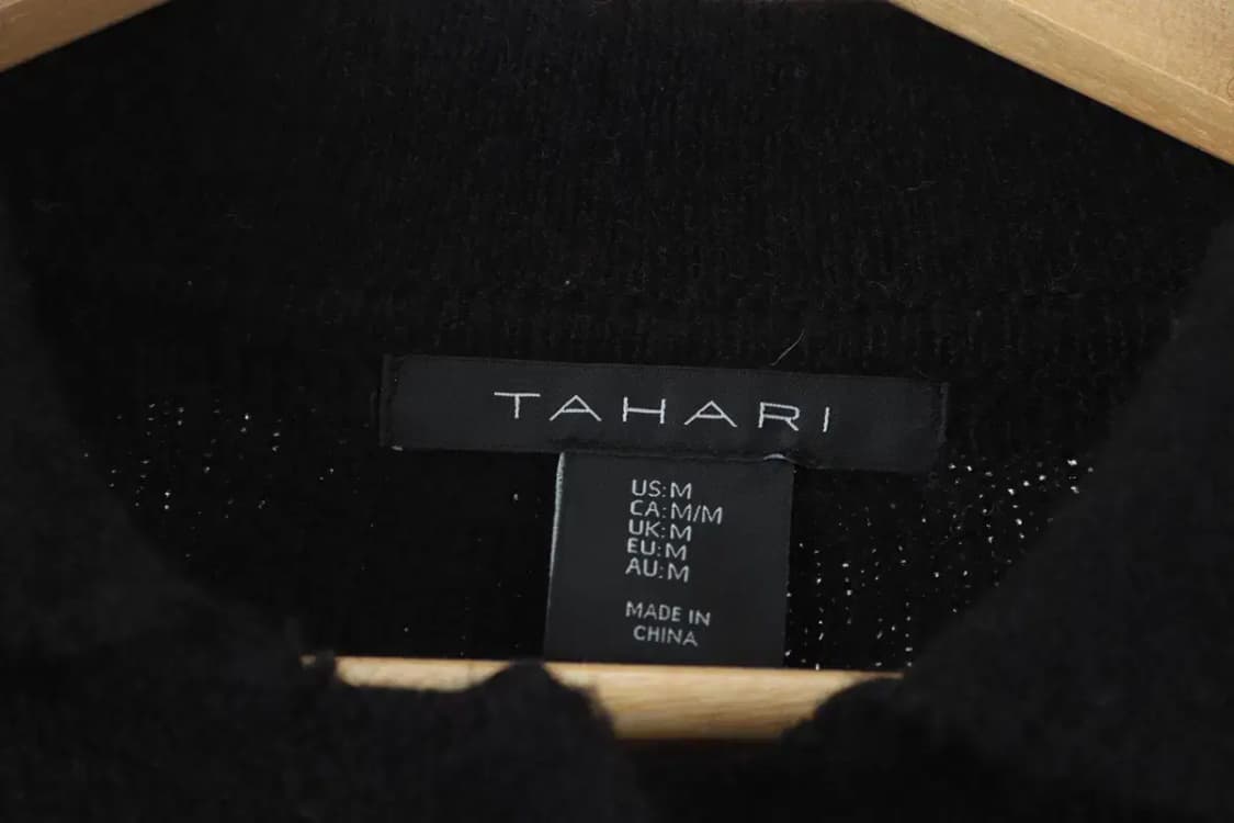 W(L-XL) 타하리 니트 앞포켓 블랙 따뜻 희귀-16632 상품이미지5