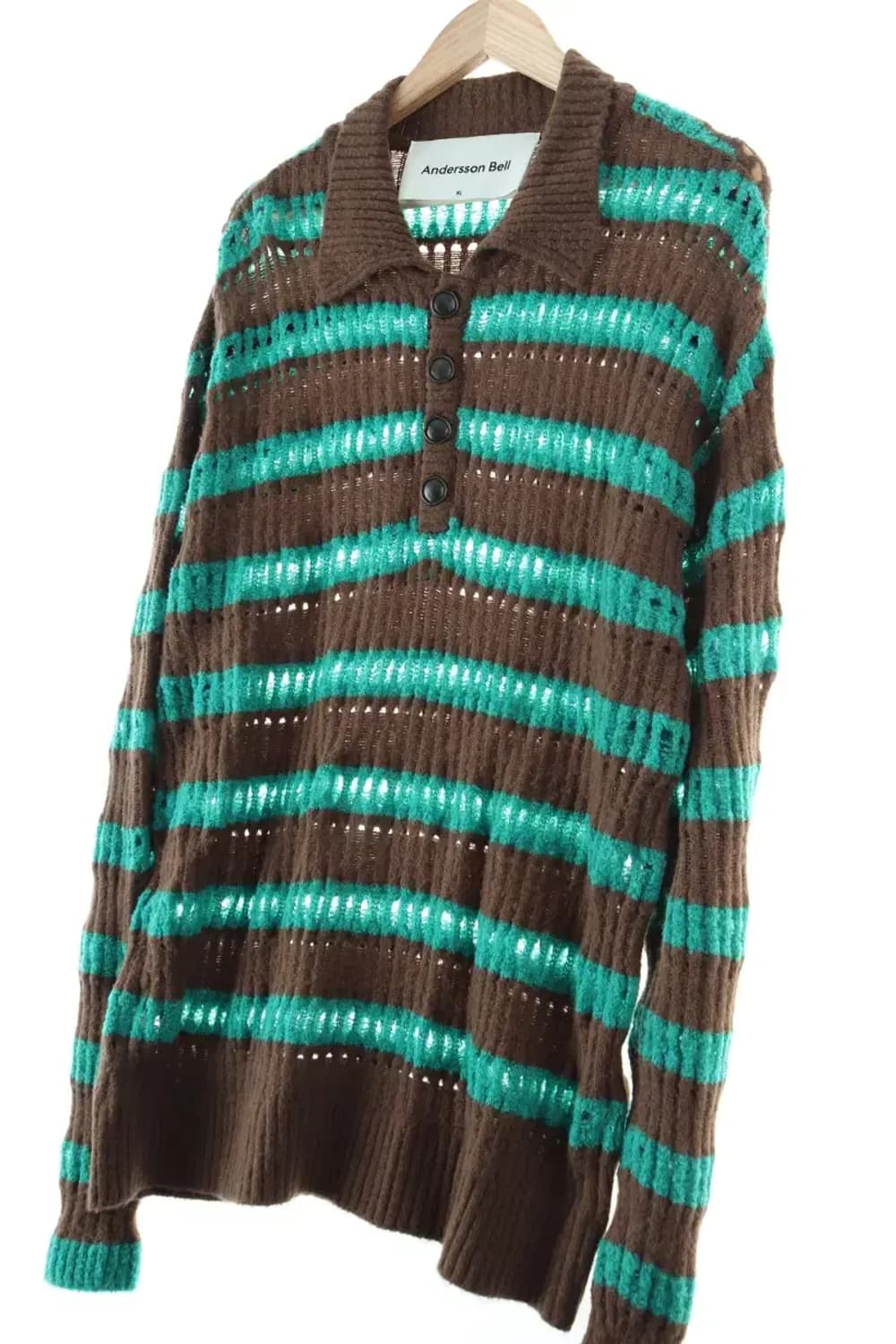 (XL-2XL) 앤더슨벨 니트 버플 스트라이프 스웨터 희귀-16635 상품이미지1