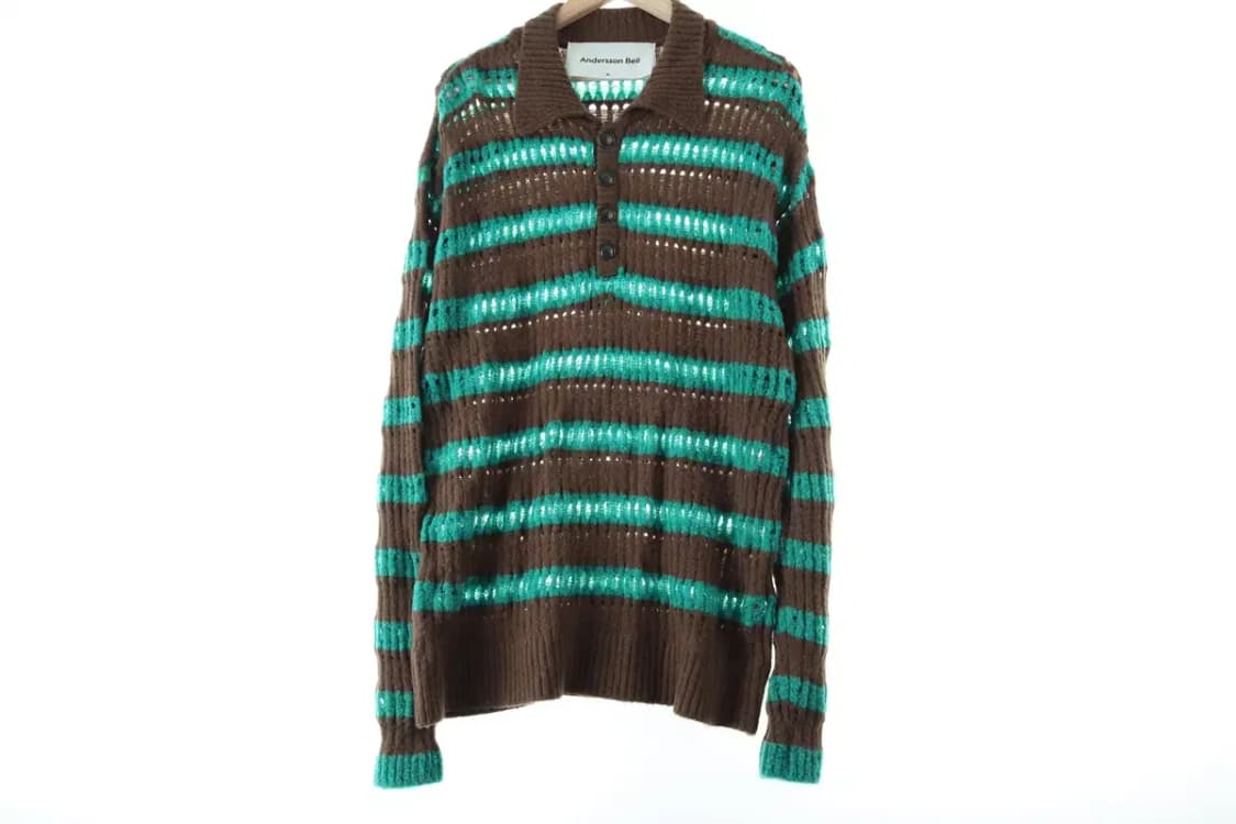 (XL-2XL) 앤더슨벨 니트 버플 스트라이프 스웨터 희귀-16635 상품이미지2