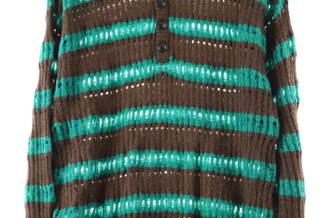 (XL-2XL) 앤더슨벨 니트 버플 스트라이프 스웨터 희귀-16635 상품이미지4