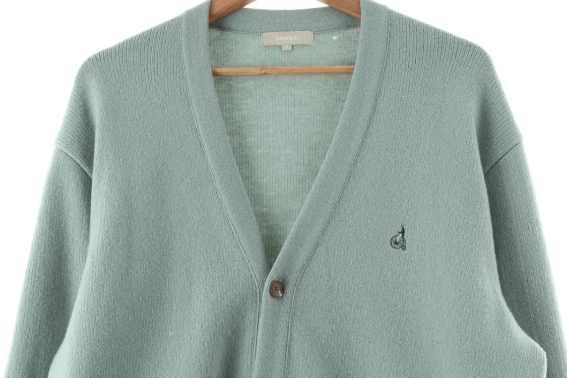 (XL-2XL) 빈폴 니트 겉면살짝데미지 민트 두툼 신형-16637 상품이미지4