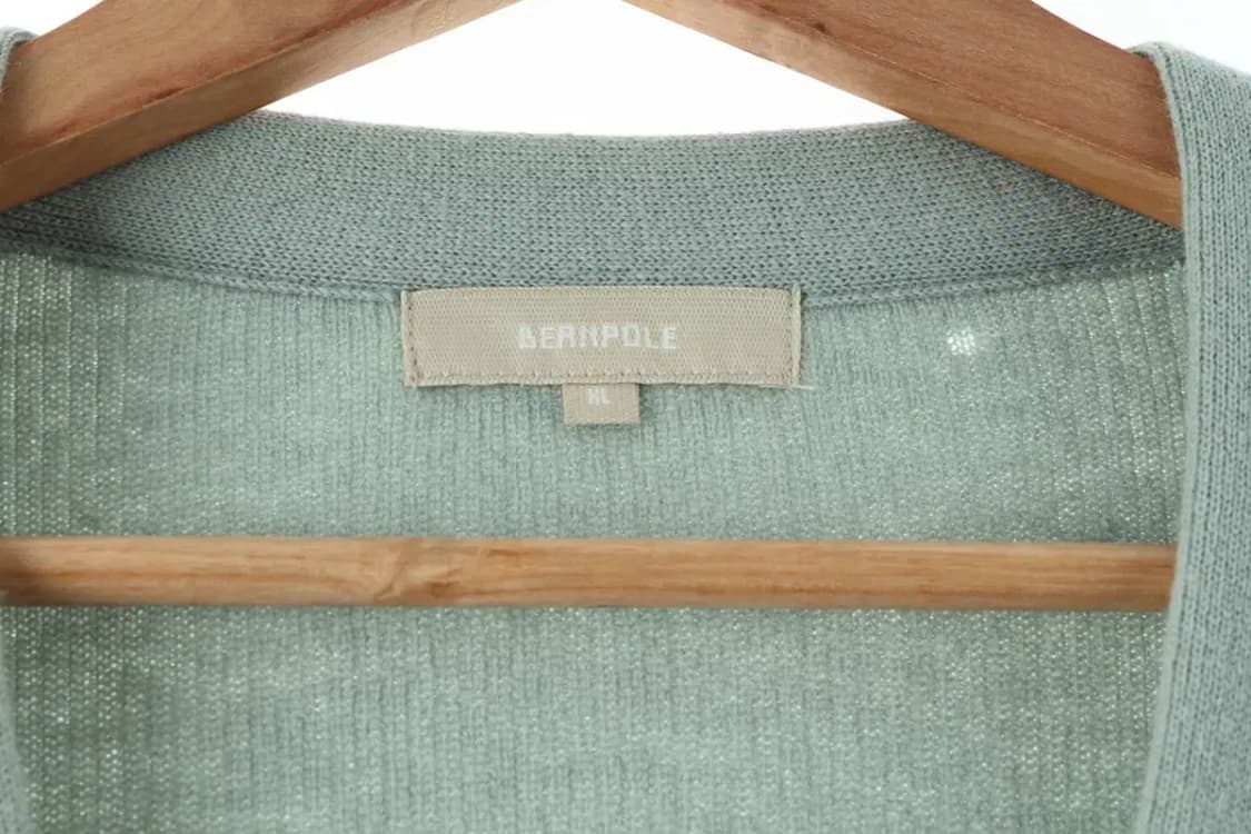 (XL-2XL) 빈폴 니트 겉면살짝데미지 민트 두툼 신형-16637 상품이미지7