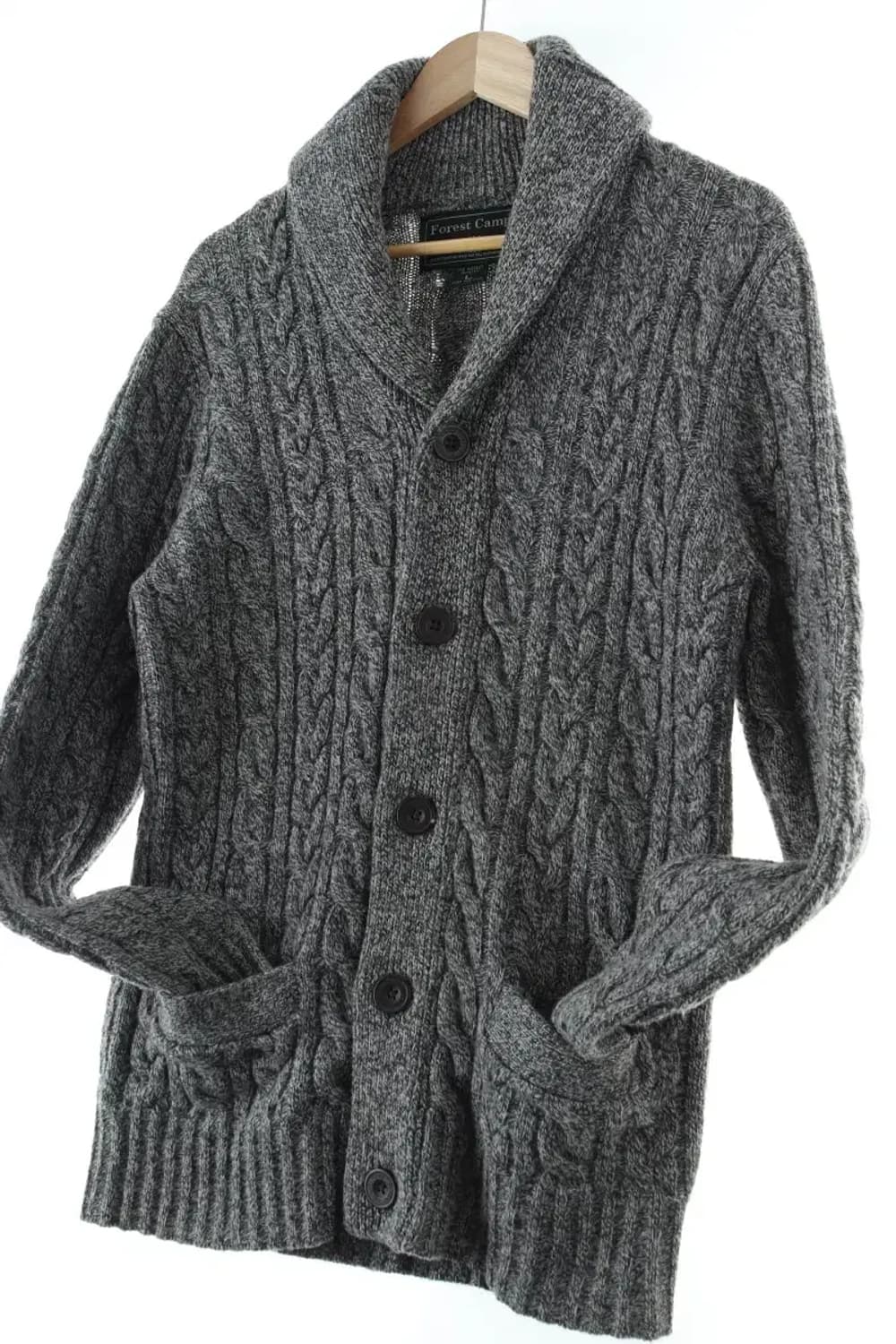 (L-XL) 포레스트캠프 니트 케이플 꽈배기 가디건 두툼-16639 상품이미지1