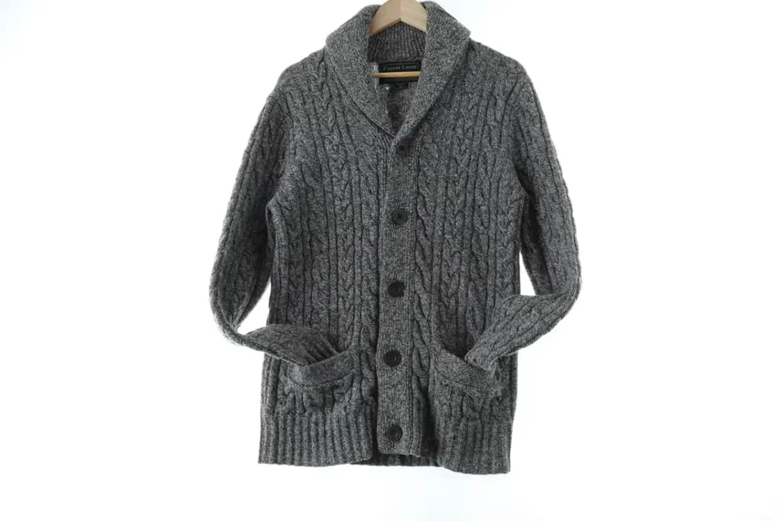 (L-XL) 포레스트캠프 니트 케이플 꽈배기 가디건 두툼-16639 상품이미지2