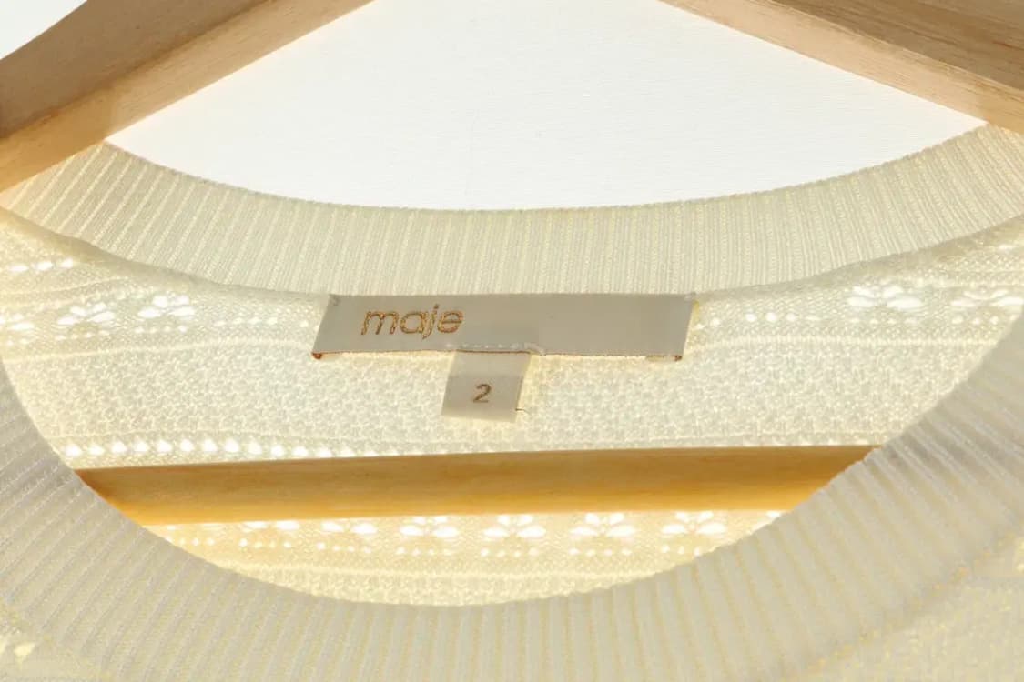 W(M-L) 마쥬 니트 아이보리 희귀 매물 사이드버튼-1663A 상품이미지6