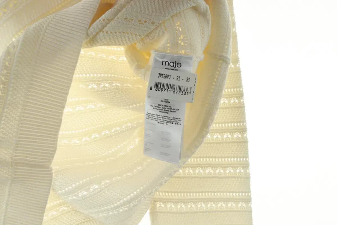 W(M-L) 마쥬 니트 아이보리 희귀 매물 사이드버튼-1663A 상품이미지8