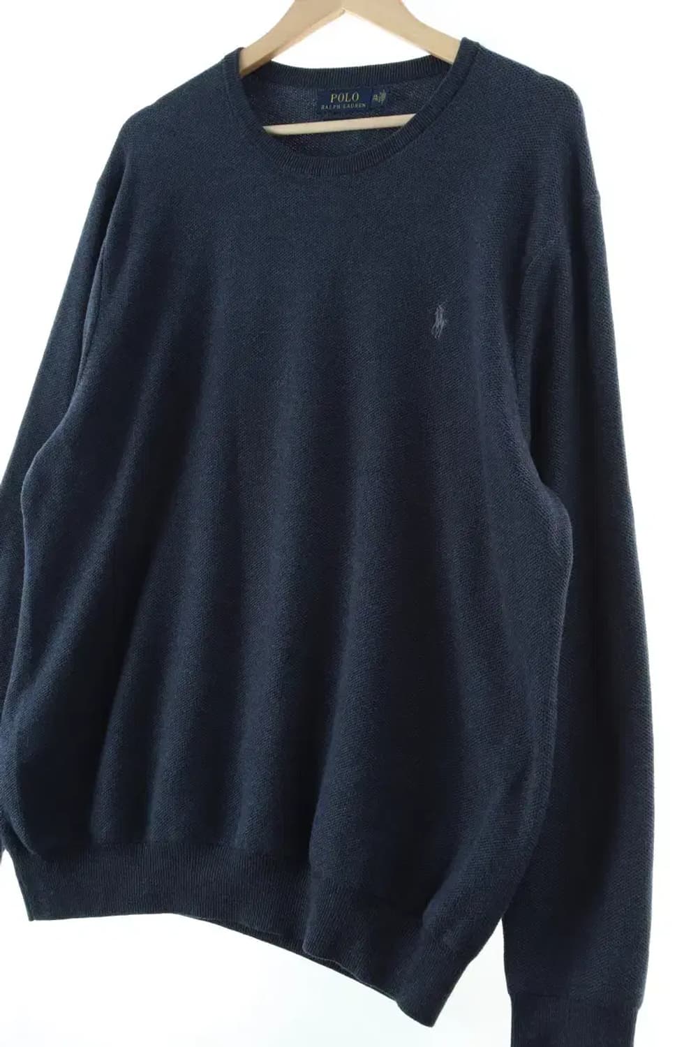 (2XL-4XL) 폴로 랄프로렌 니트 빅사이즈 네이비 따뜻-1663C 상품이미지1