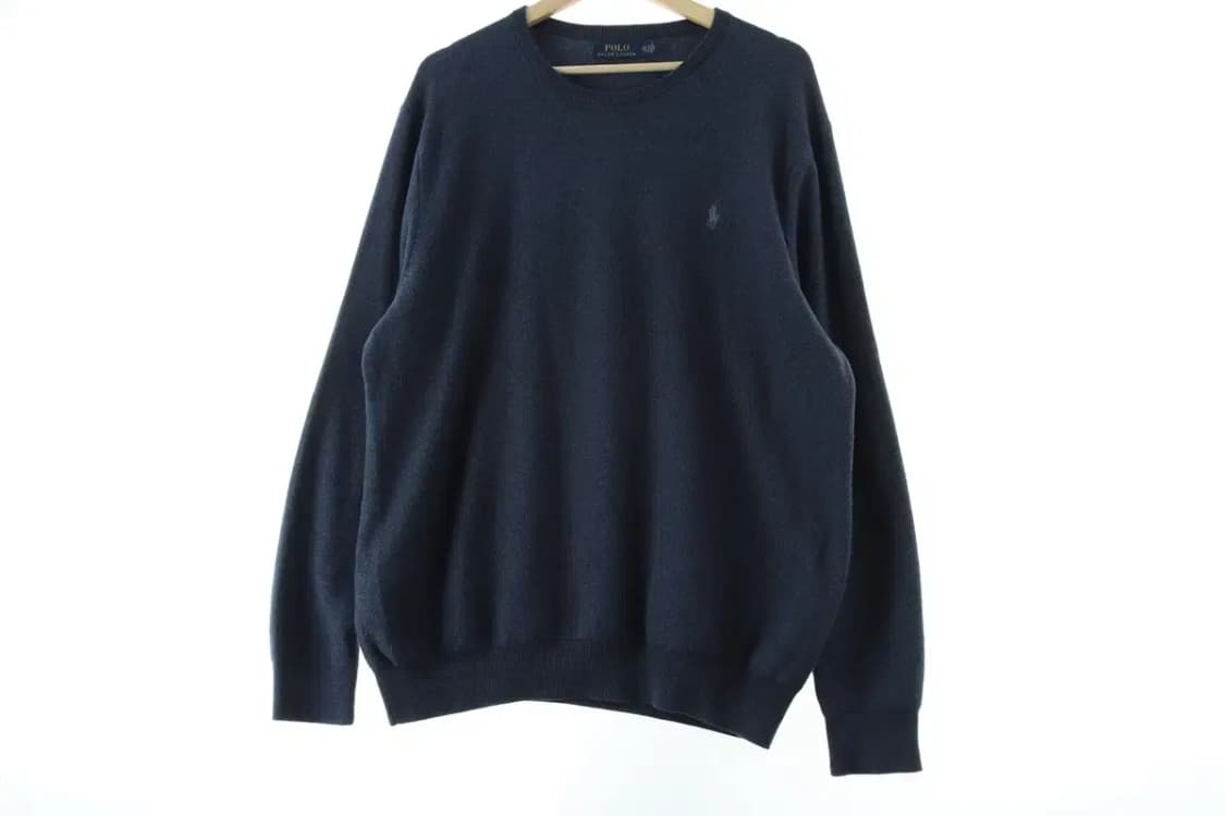 (2XL-4XL) 폴로 랄프로렌 니트 빅사이즈 네이비 따뜻-1663C 상품이미지2