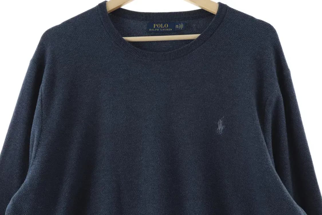 (2XL-4XL) 폴로 랄프로렌 니트 빅사이즈 네이비 따뜻-1663C 상품이미지3