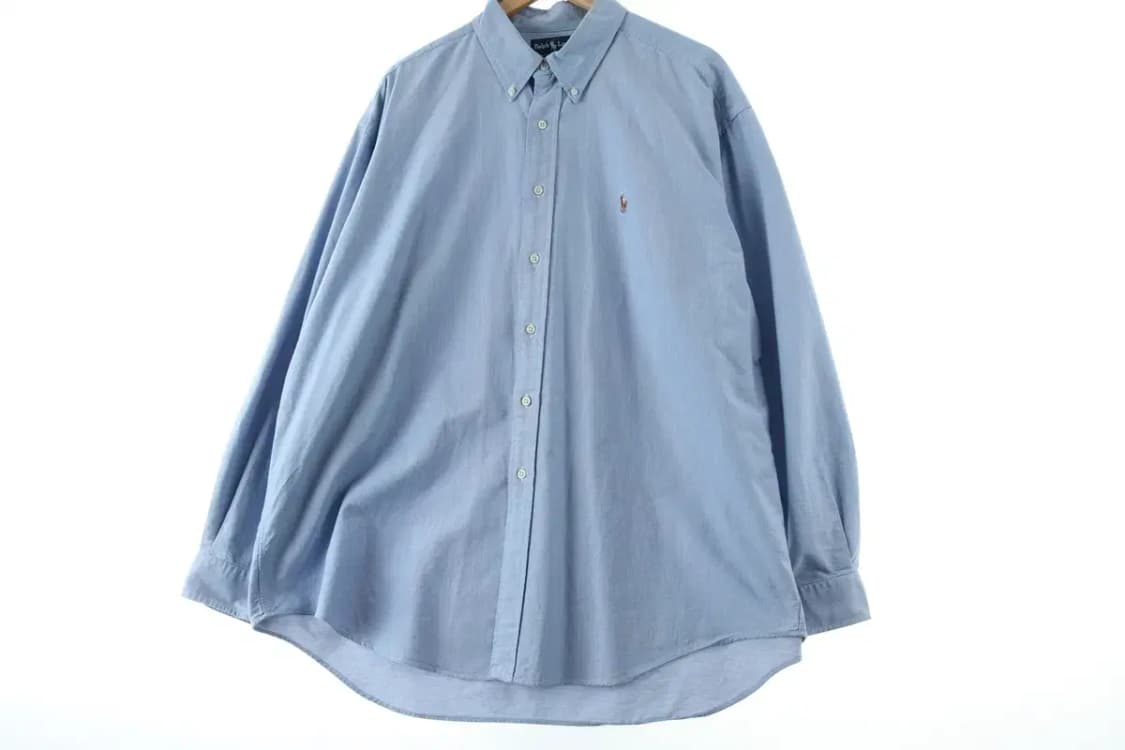 (2XL-4XL) 폴로 랄프로렌 셔츠 남방 빅 옥스포드 블루-1663E 상품이미지2