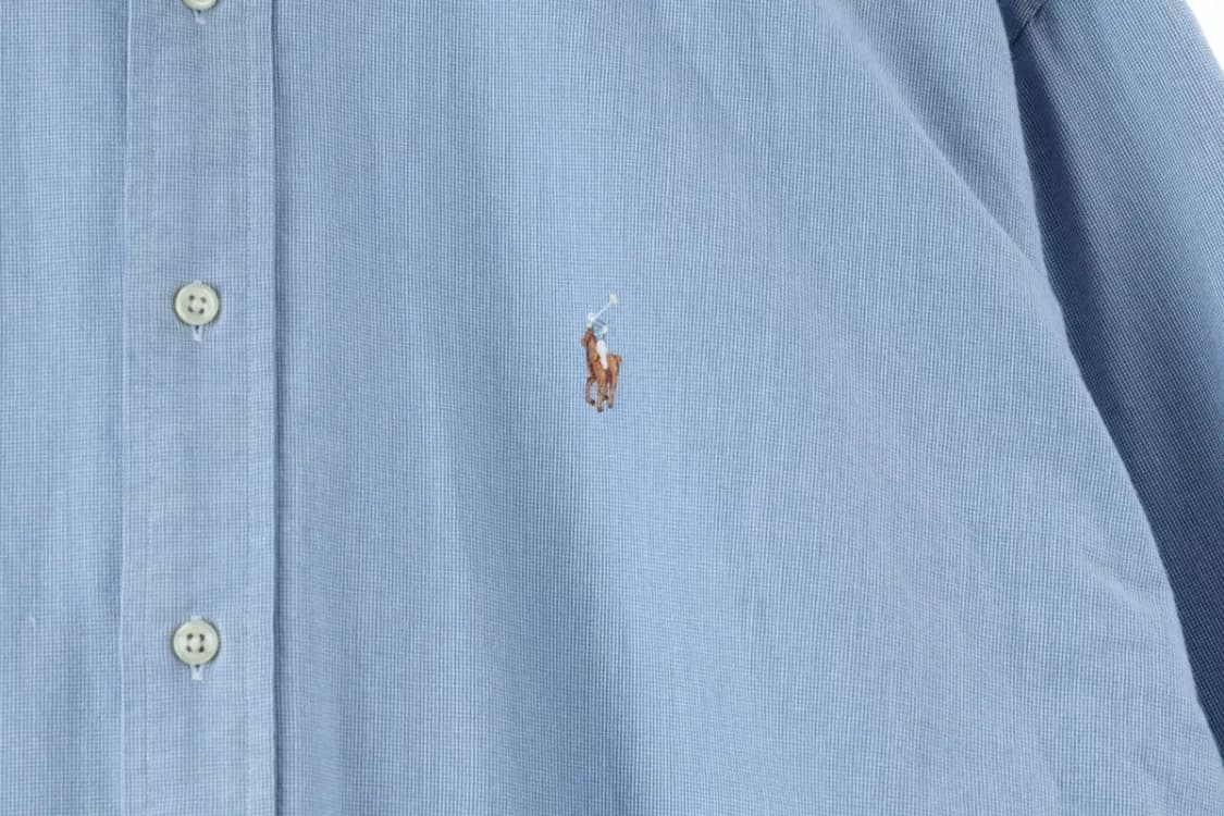 (2XL-4XL) 폴로 랄프로렌 셔츠 남방 빅 옥스포드 블루-1663E 상품이미지5