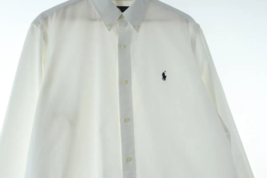 (L-XL) 폴로 랄프로렌 셔츠 남방 화이트 옥스포드 국룰-1663F 상품이미지5