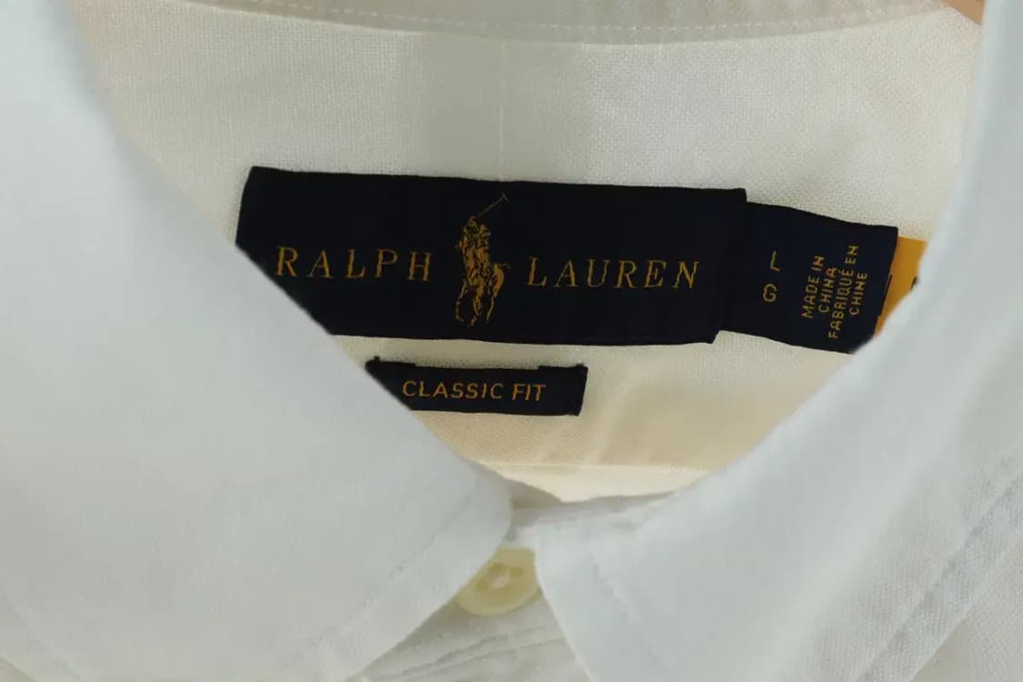 (L-XL) 폴로 랄프로렌 셔츠 남방 화이트 옥스포드 국룰-1663F 상품이미지6