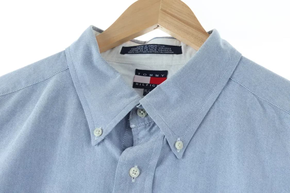 (XL-2XL) 타미힐피거 셔츠 남방 옥스포드 빅사이즈 블루-16640 상품이미지7