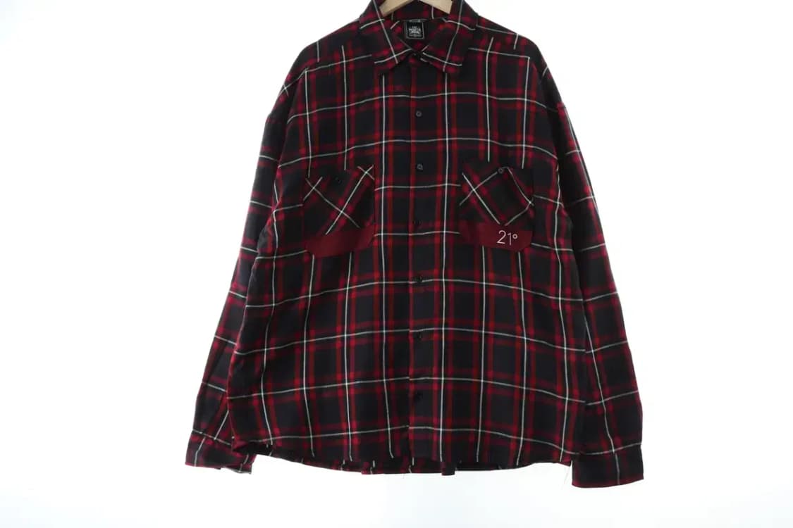 (2XL-3XL) 브랜드빈티지 셔츠 남방 투포켓 타탄체크-16641 상품이미지2