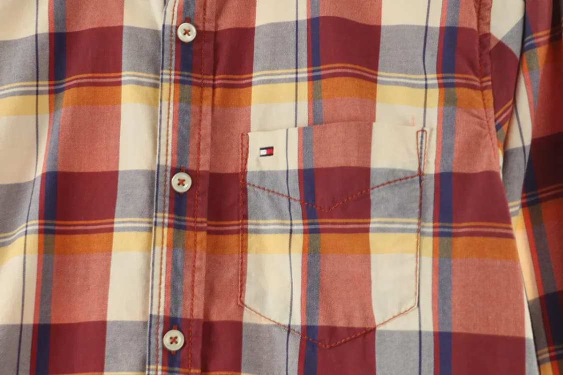 (S-M) 타미힐피거 셔츠 남방 아메카지 체크 이쁨-16642 상품이미지5