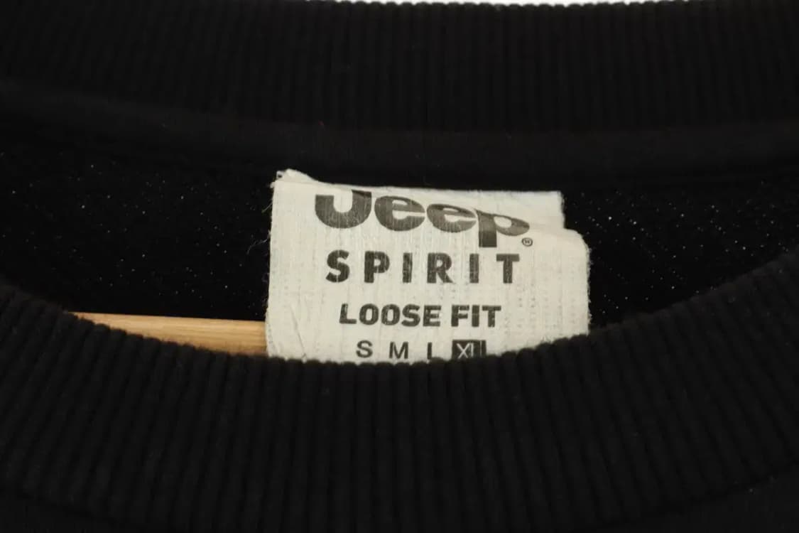 (XL-2XL) 지프 맨투맨 티셔츠 프린팅 신형 블랙-16643 상품이미지6