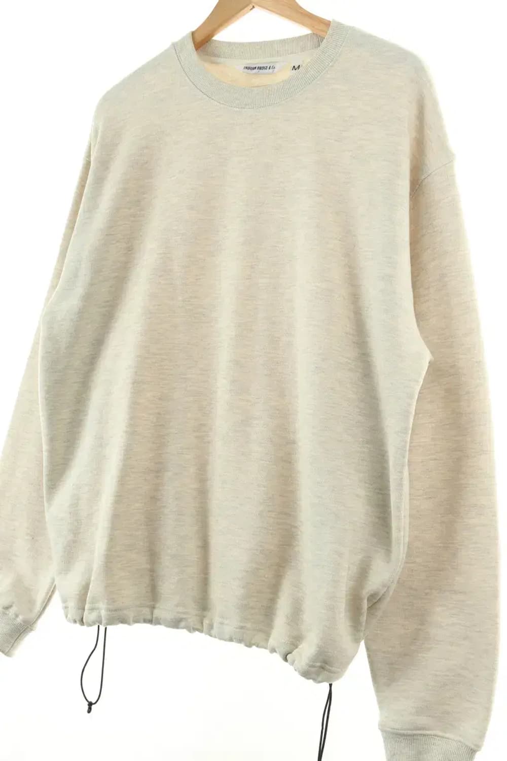 (M-XL) 유니폼 브릿지 맨투맨 티셔츠 아이보리 아메카지-16644 상품이미지1