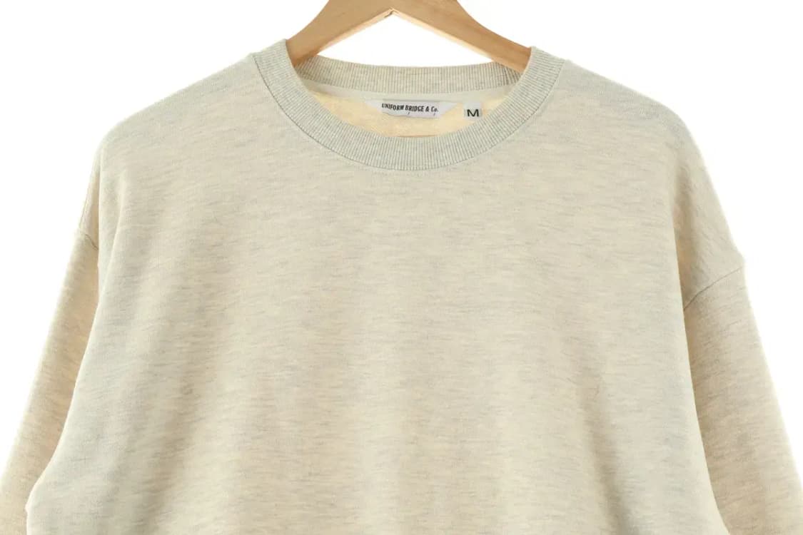 (M-XL) 유니폼 브릿지 맨투맨 티셔츠 아이보리 아메카지-16644 상품이미지3