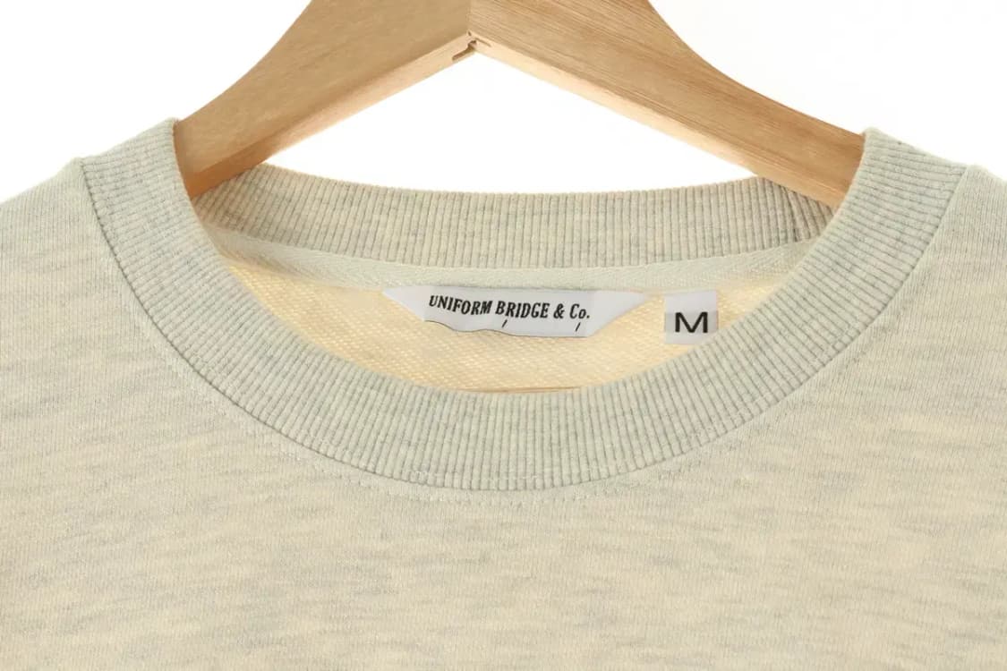 (M-XL) 유니폼 브릿지 맨투맨 티셔츠 아이보리 아메카지-16644 상품이미지5