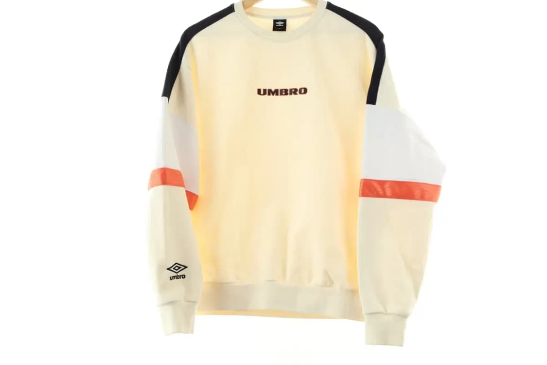 (M-L) 엄브로 맨투맨 티셔츠 크림 스포티 올드스쿨-16645 상품이미지2