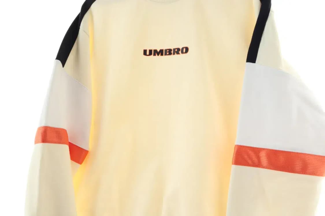 (M-L) 엄브로 맨투맨 티셔츠 크림 스포티 올드스쿨-16645 상품이미지5